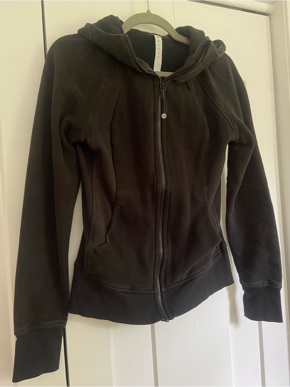 lululemon athletica Scuba Black Hooded Zip-Up Jacket